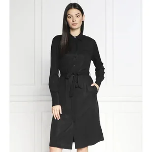 Calvin Klein Sukienka z paskiem - Sukienki - miniaturka - grafika 1