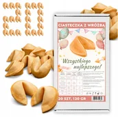 Pieczywo chrupkie - Ciasteczka z Wróżbą Wszystkiego Najlepszego Magia dla gości 20 szt 120 g - miniaturka - grafika 1