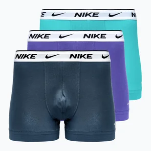 Bokserski męskie Nike Everyday Cotton Stretch Trunk 3 pary - Bielizna sportowa męska - miniaturka - grafika 1