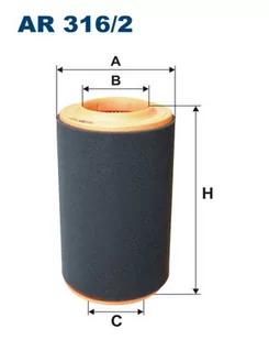 Filtron Norauto Filtr Powietrza AR316/2 - Filtry powietrza - miniaturka - grafika 1