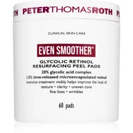 Peelingi i scruby do twarzy - Peter Thomas Roth Even Smoother™ Glycolic Retinol Resurfacing Peel Pads - miniaturka - grafika 1