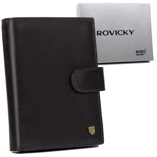 Męski portfel skórzany z RFID Protect Rovicky - Portfele - miniaturka - grafika 1