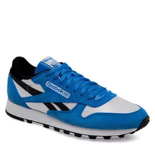 Sneakersy Reebok Classic Leather 100075297 Blue - Półbuty męskie - miniaturka - grafika 1