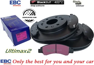 Przednie klocki Ultimax2 + tarcze hamulcowe 330mm EBC seria PREMIUM Chevrolet Tahoe 2009-2020 - Tarcze hamulcowe - miniaturka - grafika 1