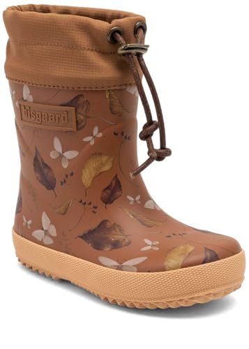 Bisgaard Dziecięce kalosze termiczne, uniseks, Fallen Leaf Brown, 25 EU