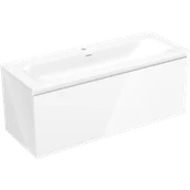 Szafki łazienkowe - Mexen Orio szafka łazienkowa 120 cm z umywalką Vela, 1 szuflada, biała połysk - 91A10-12047-1-BF00-W23M00 - miniaturka - grafika 1