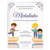 Atlasy i mapy - Atlas geograficzny z nadrukiem dla dziewczynki na ślubowanie na ucznia - miniaturka - grafika 1