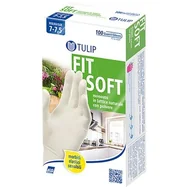 Rękawiczki jednorazowe - Rękawiczki lateksowe TULIP Fit Soft (rozmiar M) - miniaturka - grafika 1