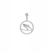 Bransoletki - Srebrny Charms Skoki narciarskie DEDYKACJA - miniaturka - grafika 1