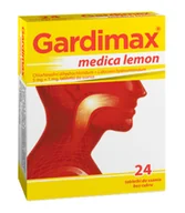 Przeziębienie i grypa - TACTICA PHARMACEUTICALS SP ZOO Gardimax medica lemon x 24 tbl.d/ssania - miniaturka - grafika 1