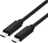 Kable USB - Kabel USB Value USB-C - USB-C 0.8 m Czarny - miniaturka - grafika 1