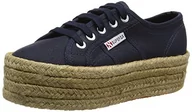 Buty dla dziewczynek - Superga 2790 Cotropew sneakersy dziewczęce, niebieski Navy, 35 EU - miniaturka - grafika 1