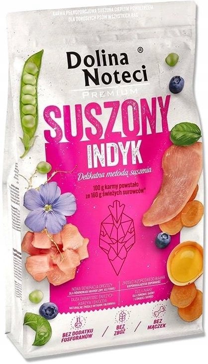 DOLINA NOTECI Premium Indyk- karma suszona dla psa 9kg