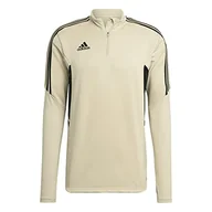 Koszulki męskie - adidas Koszulka męska, Piaszczysty beżowy, S - miniaturka - grafika 1
