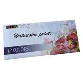 Podobrazia, bloki, papiery - Farby akwarelowe w tubkach New Art - 12 kolorów - miniaturka - grafika 1