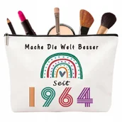 Kosmetyczki, organizery i kuferki - Torba Na Makijaz Kosmetyczka Idealny Prezent Urodzinowy Podrozny Dla Kobiet - miniaturka - grafika 1