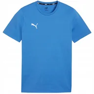 Koszulki męskie - Koszulka męska Puma Team Goal Casuals Tee niebieska 658615 02 XL - miniaturka - grafika 1