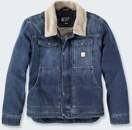 Kurtki męskie - Kurtka Jeansowa Carhartt Denim Sherpa Beech - miniaturka - grafika 1