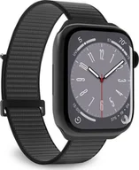 Akcesoria do smartwatchy - Puro Pasek PURO Nylon Sport Apple Watch 4/5/6/7/SE/8/Ultra 44/45/49mm Czarny - miniaturka - grafika 1