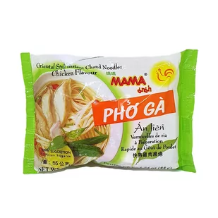 Tajska Zupa Błyskawiczna Z Makaronem Ryżowym Zupa Pho Ga Z Kurczakiem "Pho Ga | Instant Chand Rice Vermicelli Chicken" 55G Mama - Zupy w płynie - miniaturka - grafika 1