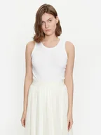 Koszulki i topy damskie - JOOP! Top 30040191 Biały Slim Fit - miniaturka - grafika 1