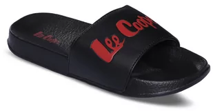 Lee Cooper, Klapki męskie, LCW-23-42-1730M, Czarno-czerwone, Rozmiar 45 - Klapki i japonki męskie - miniaturka - grafika 1