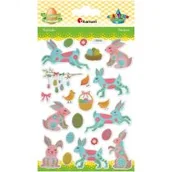 Zabawki kreatywne - Hasta Naklejki wypukłe Wielkanoc 22szt - miniaturka - grafika 1