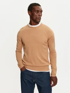 Brave Soul Sweter MK-230PARSEC6 Beżowy Regular Fit - Swetry męskie - miniaturka - grafika 1