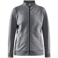 Kurtki damskie - Craft Core Soul Full Zip Jacket damska kurtka z kapturem XS | Bright Red | mieszanka bawełny i poliestru | ergonomiczne dopasowanie | 2 kieszenie na zamek błyskawiczny | bluza damska | bluza damska - miniaturka - grafika 1