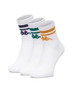 Skarpetki dla dzieci - Kappa Skarpety długie CEO_KR_KAPPA_DZ005_W_AW25 Biały - miniaturka - grafika 1