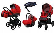 Wózki dziecięce - BabyLux AXEL ALU 4w1 + baza ISOFIX 5903890852412 - miniaturka - grafika 1