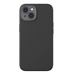 Baseus Zestaw ochronny Liquid Silica etui magnetyczne i szkło hartowane do iPhone 14 (czarny) - Etui i futerały do telefonów - miniaturka - grafika 1