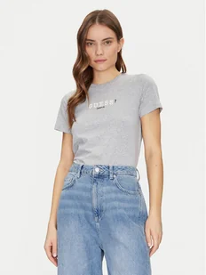 Guess Jeans T-Shirt W5RI54 J1314 Szary Regular Fit - Koszulki i topy damskie - miniaturka - grafika 1
