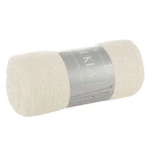 Koc 150 x 200 Mikrofibra Boucle Bukla Krem - Koce - miniaturka - grafika 7