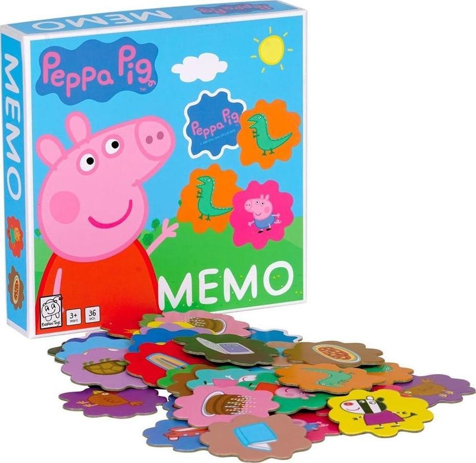 Barbo Toys Memory dla dzieci Gra pamięciowa Świnka Peppa 36el
