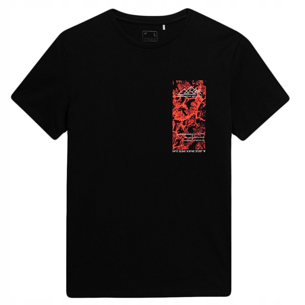 4F T-Shirt Koszulka Bawełna 100% TTSHM487 Rozmiar M