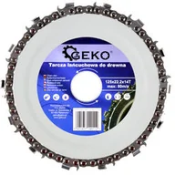 Tarcze do pił - Geko Tarcza łańcuchowa do drewna 125x22,2mm 14T Geko G78120 - miniaturka - grafika 1