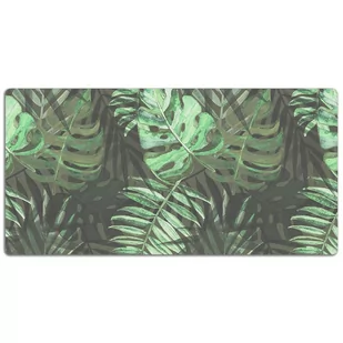 Mata ochronna na blat Tropikalna Monstera 120x60 cm, Dywanomat - Podkładki na biurko - miniaturka - grafika 1