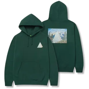 Bluza męska HUF Discover z kapturem zielona bawełniana-L - Bluzy męskie - miniaturka - grafika 1