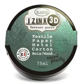 Decoupage - Aladine Pasta 3D, 75 ml, zielona metaliczna - miniaturka - grafika 1