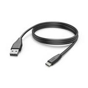 Kable - Kabel HAMA Ładujący/data USB-A - USB-C 3m Czarny - miniaturka - grafika 1