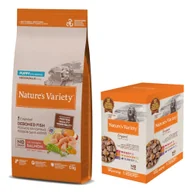 Sucha karma dla psów - Nature's Variety No Grain Medium/Maxi Puppy , łosoś - 12 kg - miniaturka - grafika 1