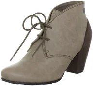 Kozaki damskie - s.Oliver Casual 5-5-25127-39 damskie modne kozaki i botki, brązowy - Braun Taupe Antic 234-39 eu - miniaturka - grafika 1