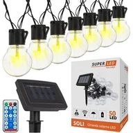 Lampy ogrodowe - Girlanda solarna SUPERLED Soli 5193 + Pilot - miniaturka - grafika 1