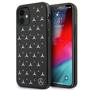 Mercedes MEHCN61ESPBK iPhone 11 6,1" czarny/black hardcase Silver Stars Pattern - Etui i futerały do telefonów - miniaturka - grafika 1