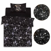 Pościel - HARRY POTTER Hogwarts komplet pościeli czarny- 135x200 - miniaturka - grafika 1