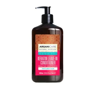 Arganicare Arganicare Arganicare Keratin Odżywka bez spłukiwania do kręconych włosów - Odżywki do włosów - miniaturka - grafika 1