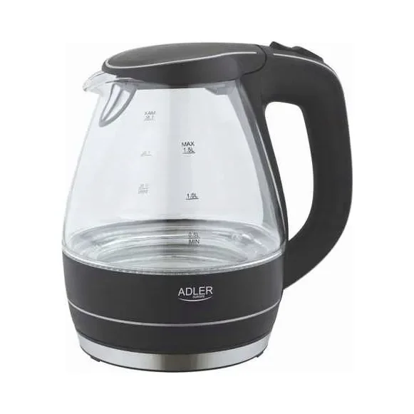 Czajnik szklany Adler AD 1224 1,5 L z podświetleniem LED