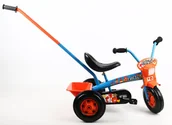 Rowerki trójkołowe - Rowerek trójkołowy 8" TURBO oryginalny POLSKI niebiesko-pomarańczowy - miniaturka - grafika 1
