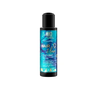 Eveline Hair 2 Love Olej 8w1 do olejowania włosów suchych,zniszczonych i puszących się 110ml - Olejki do ciała i włosów - miniaturka - grafika 1